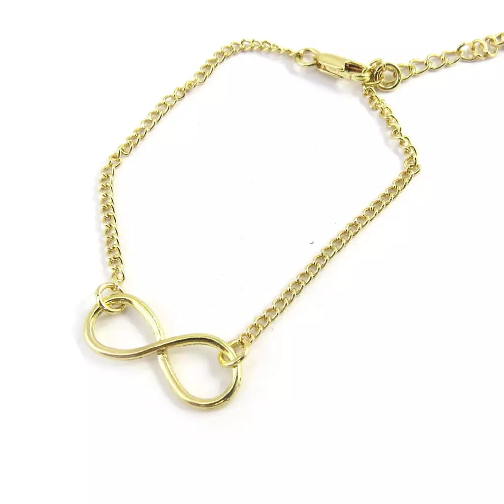 les trésors de lily Bracelet 'Infini' doré [M6457]
