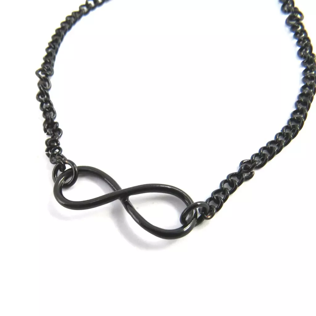 Les Trésors De Lily Bracelet 'Infini' Noir [M6175]