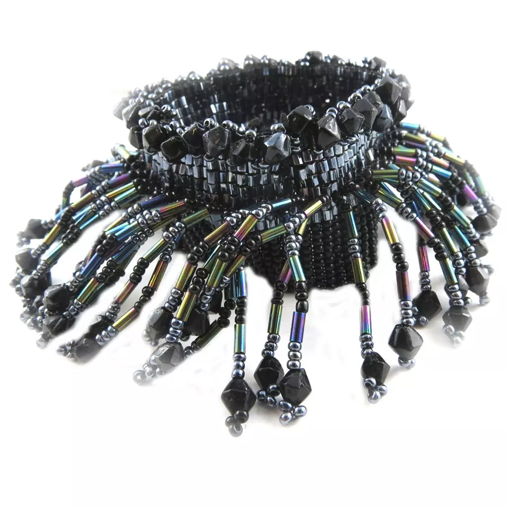 Les Trésors De Lily Bracelet 'Majusteuse' Noir [B8197]