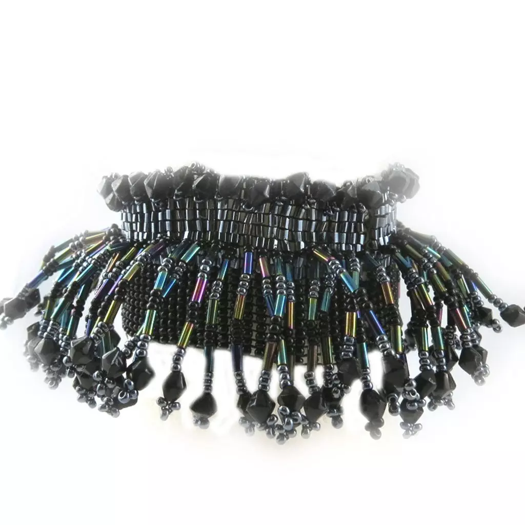 Les Trésors De Lily Bracelet 'Majusteuse' Noir [B8197]
