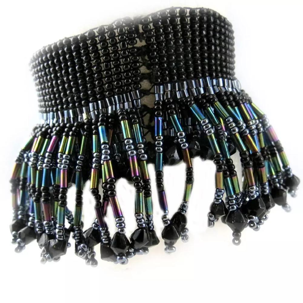 Les Trésors De Lily Bracelet 'Majusteuse' Noir [B8197]
