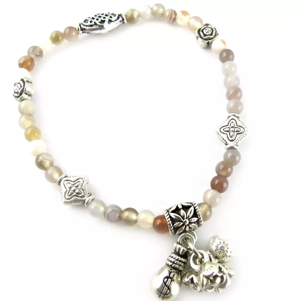 Les Trésors De Lily Bracelet 'Minéralia' Agate [K7292]
