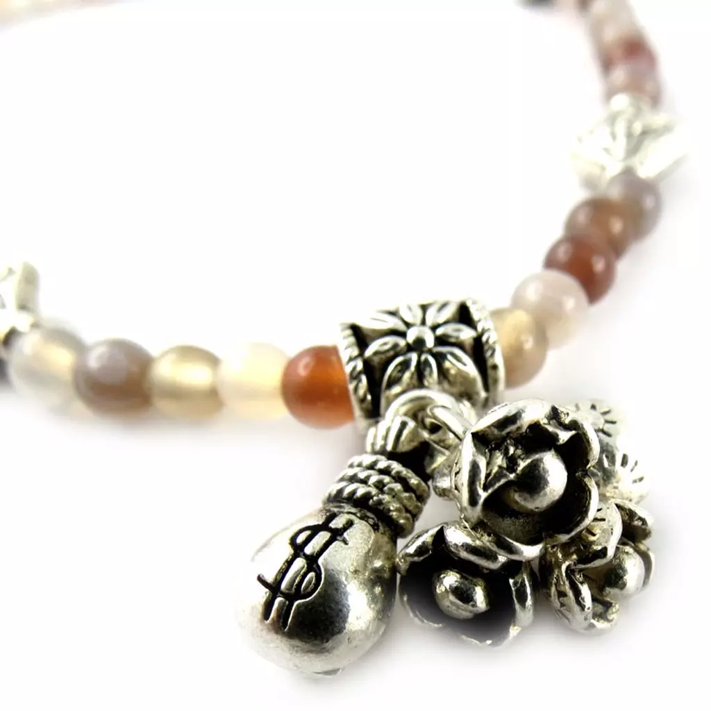 les trésors de lily Bracelet 'Minéralia' agate [K7292]