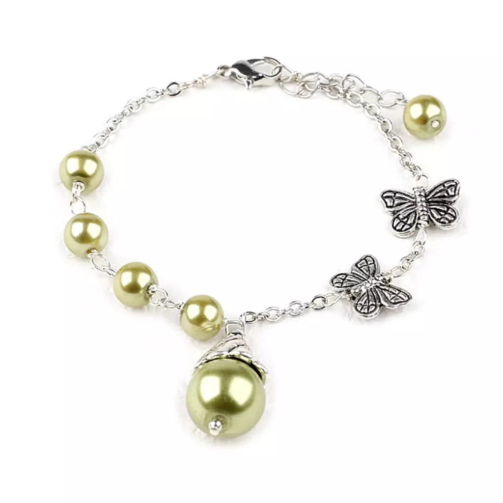 les trésors de lily Bracelet 'Minéralia' vert [K2873]