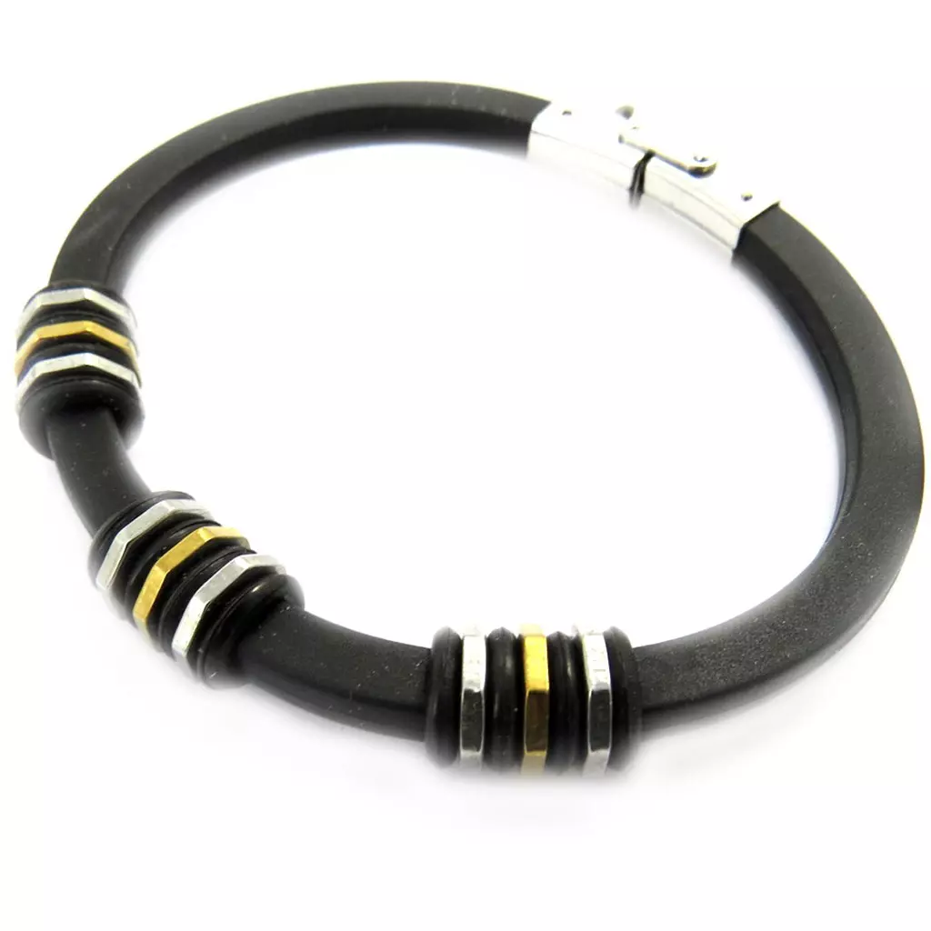 Les Trésors De Lily Bracelet 'Peaceful' Noir [M0676]