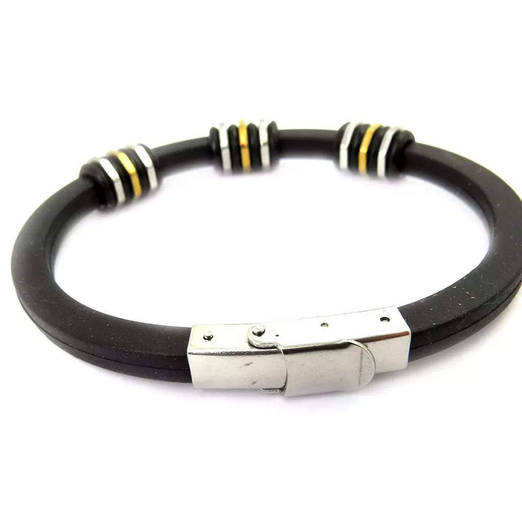 Les Trésors De Lily Bracelet 'Peaceful' Noir [M0676]