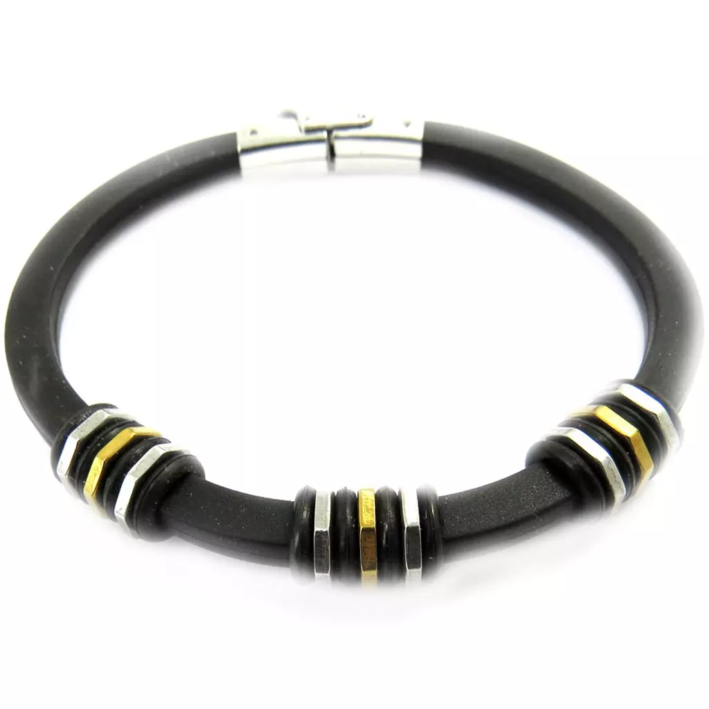 Les Trésors De Lily Bracelet 'Peaceful' Noir [M0676]
