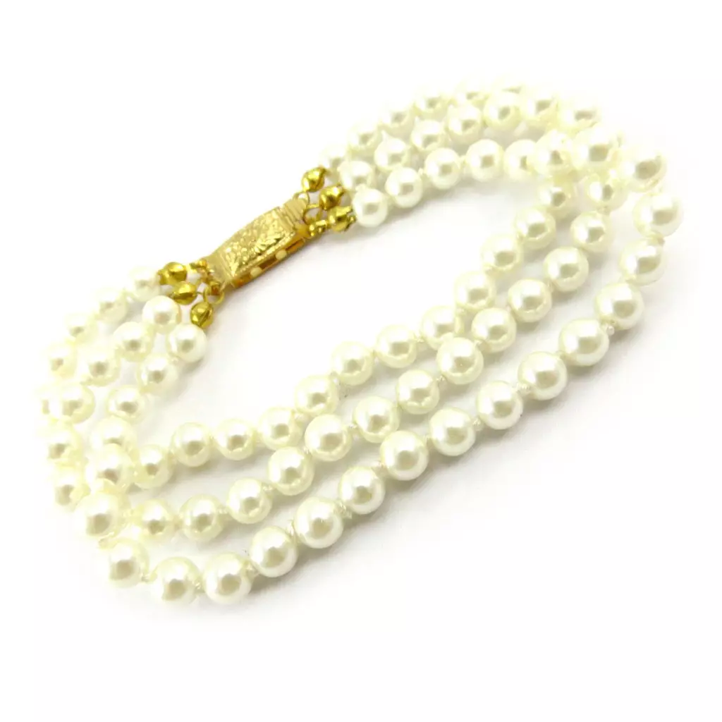 les trésors de lily Bracelet 'Perla' ivoire [J6307]
