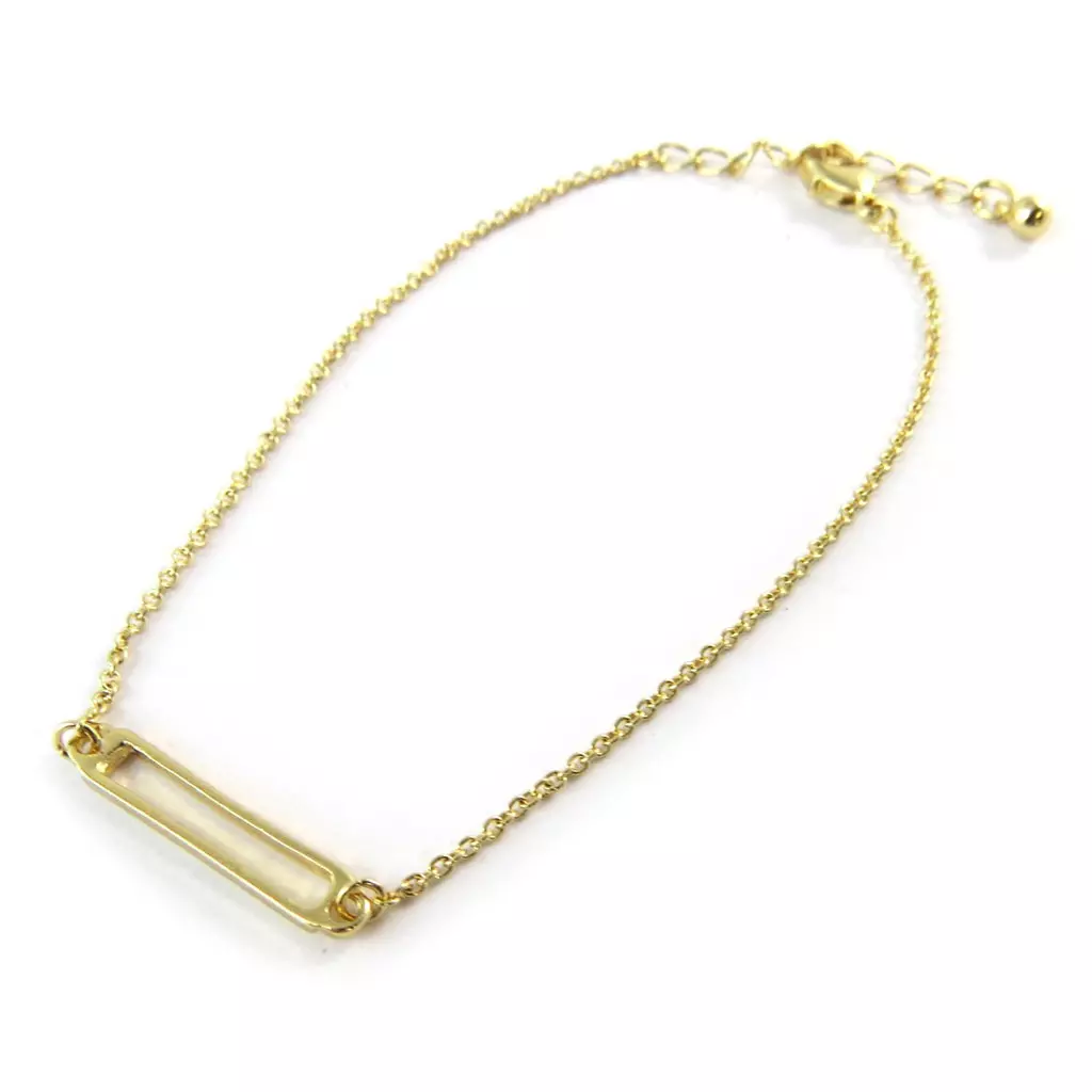 Les Trésors De Lily Bracelet 'Rectangle' Doré [N8132]