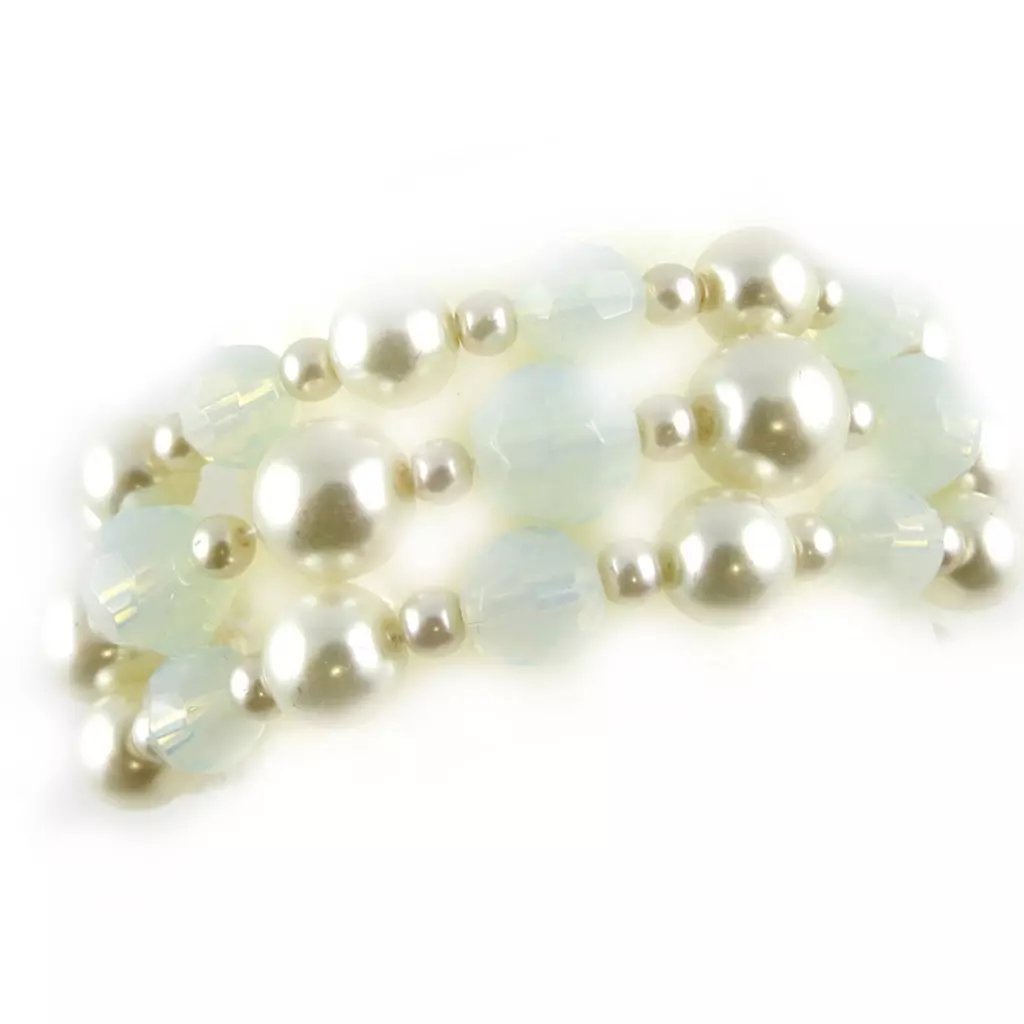 Les Trésors De Lily Bracelet 'Sissi' Blanc [E3166]