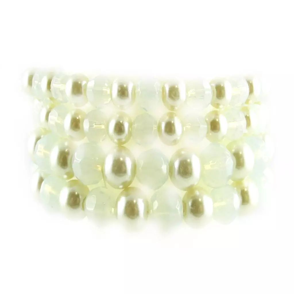 Les Trésors De Lily Bracelet 'Sissi' Blanc [E3175]