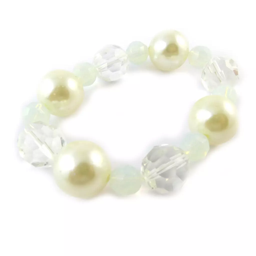 Les Trésors De Lily Bracelet 'Sissi' Blanc [E3178]