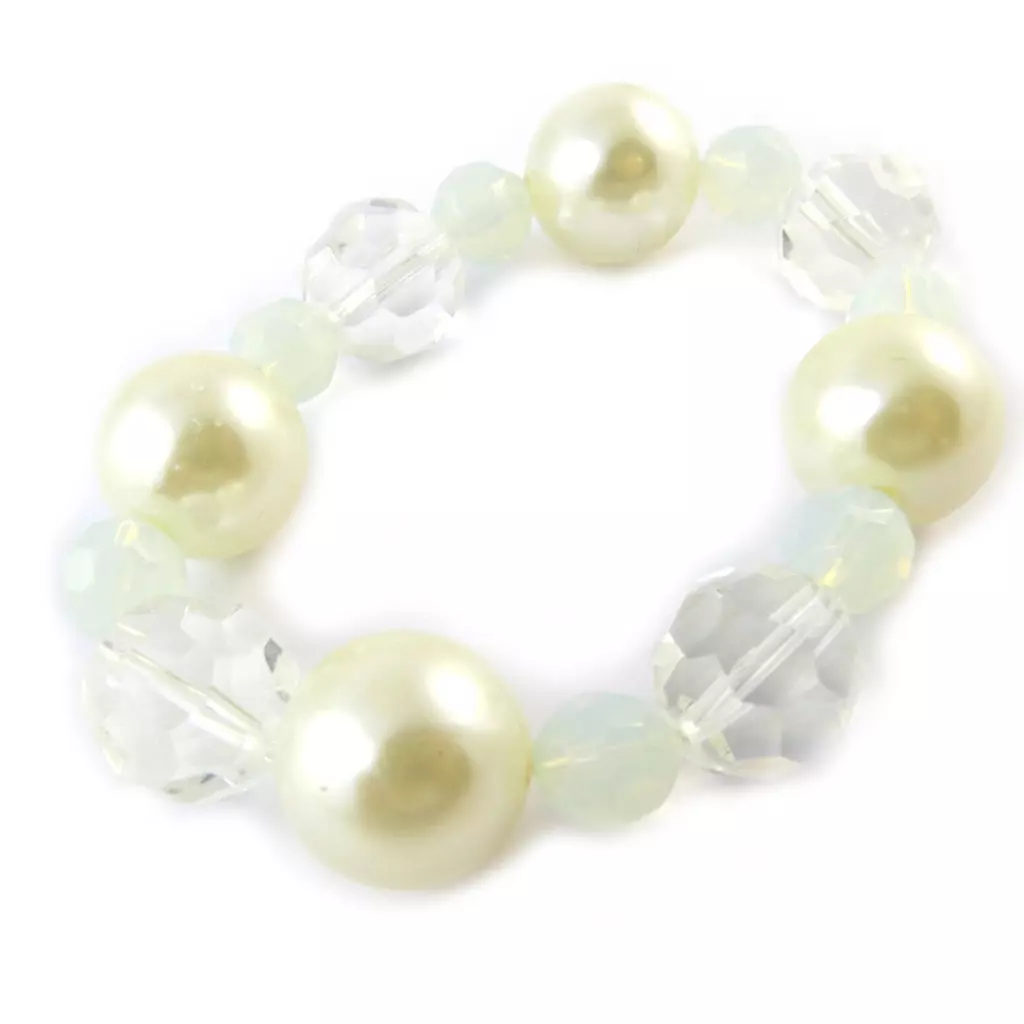 Les Trésors De Lily Bracelet 'Sissi' Blanc [E3178]