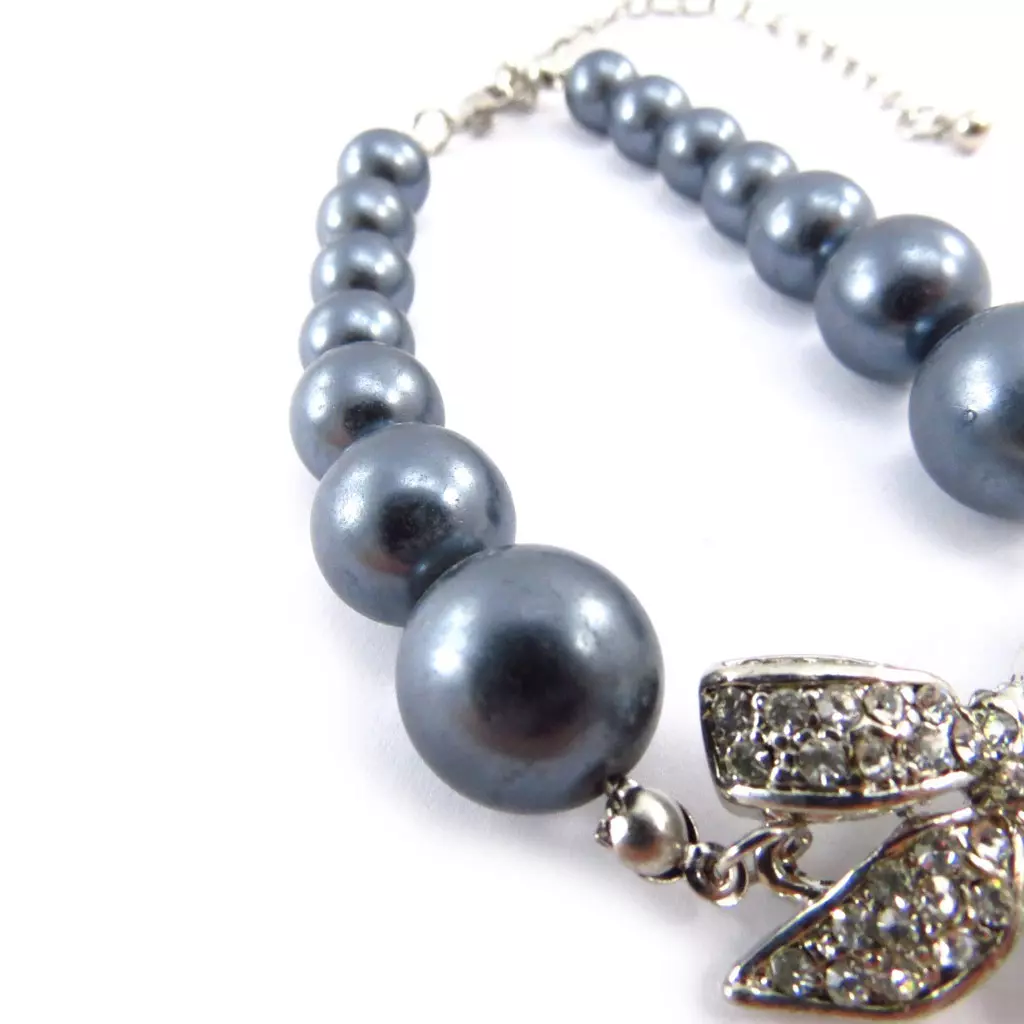 Les Trésors De Lily Bracelet 'Sissi' Gris [J6309]