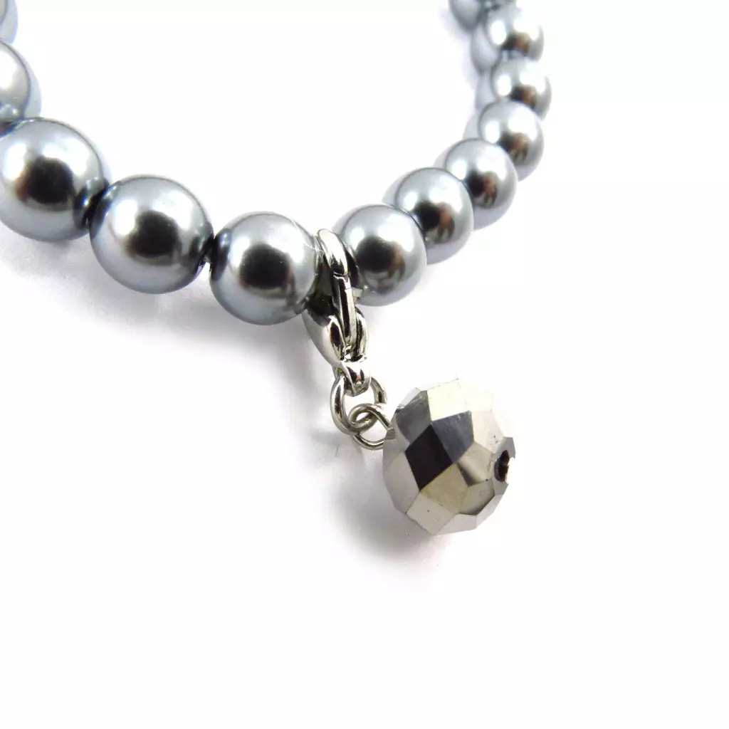 Les Trésors De Lily Bracelet 'Sissi' Gris [J6849]