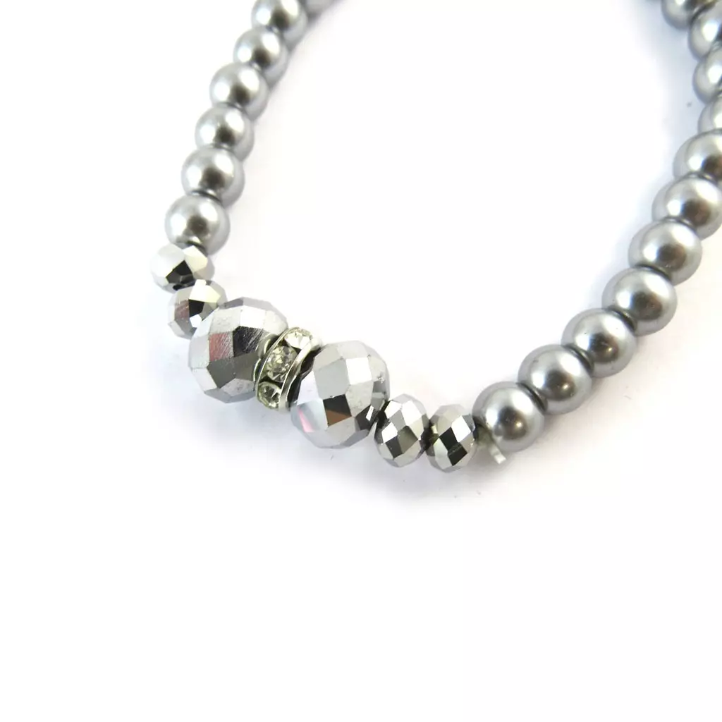 Les Trésors De Lily Bracelet 'Sissi' Gris [N9217]