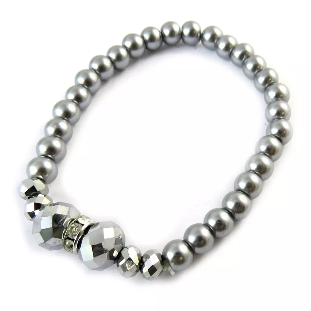 Les Trésors De Lily Bracelet 'Sissi' Gris [N9217]