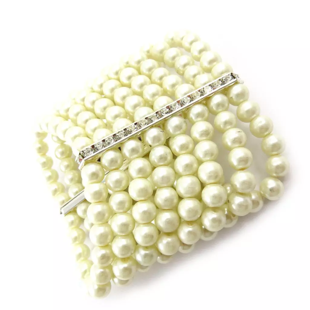 Les Trésors De Lily Bracelet 'Sissi' Ivoire [J6308]