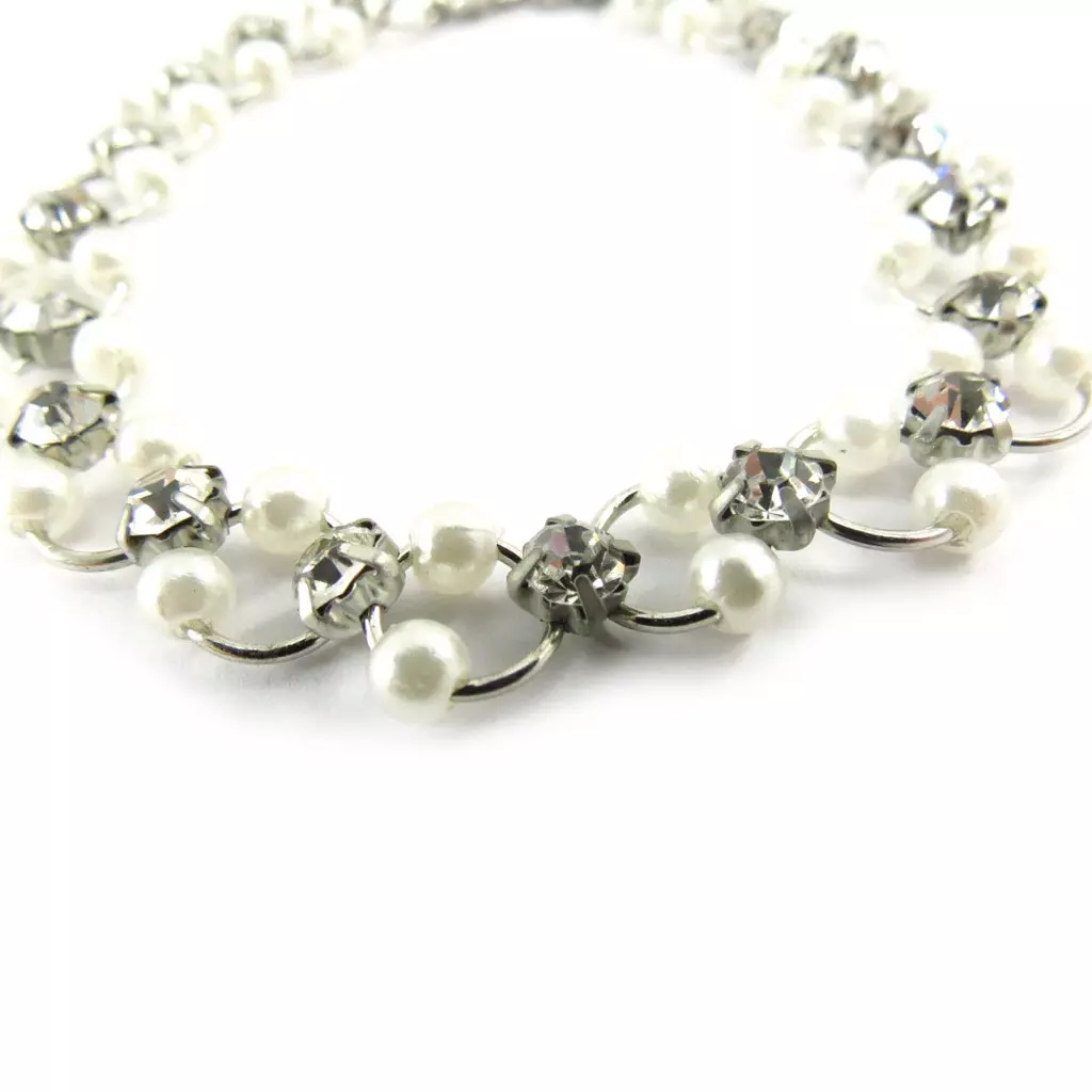 les trésors de lily Bracelet 'Sissi' ivoire [J6312]