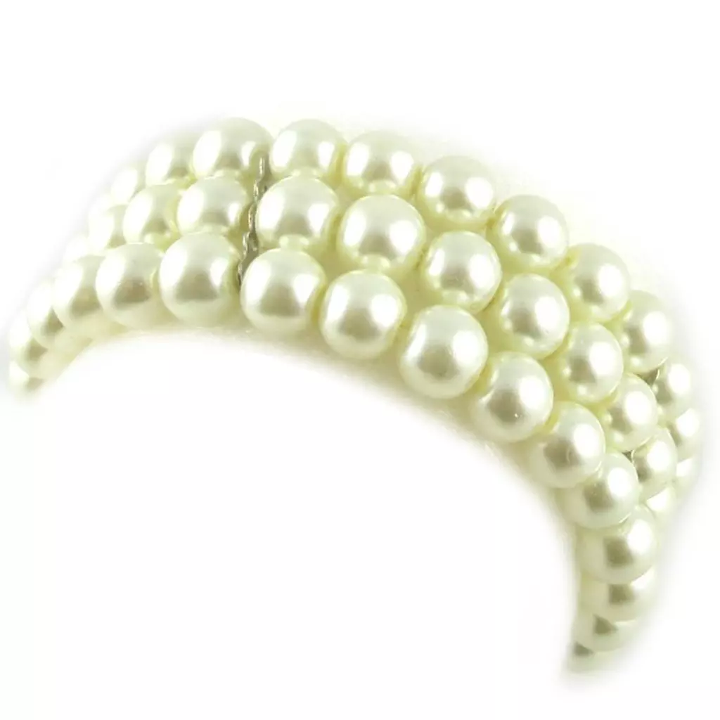 les trésors de lily Bracelet 'Sissi' ivoire [L1338]