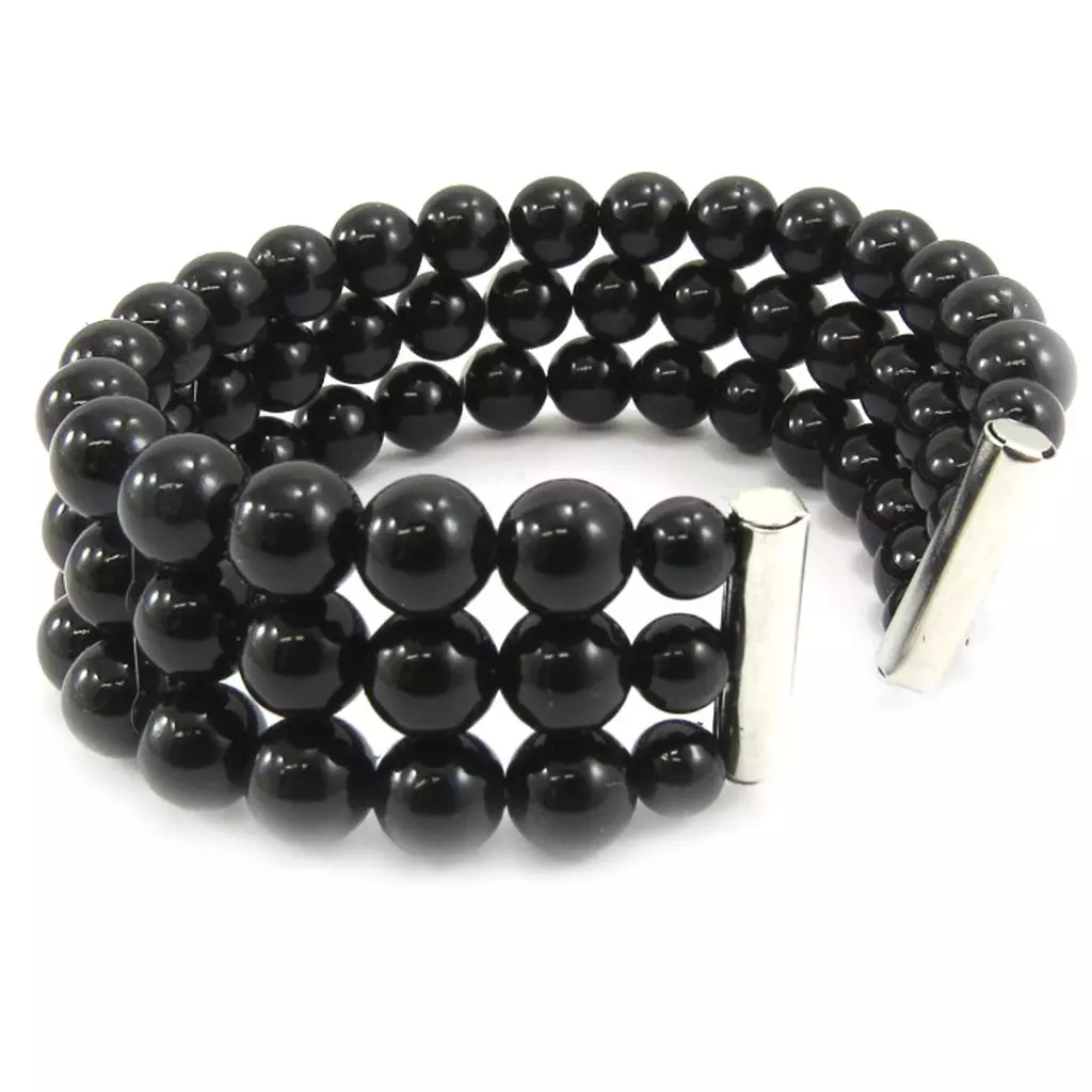 Les Trésors De Lily Bracelet 'Sissi' Noir [L1620]