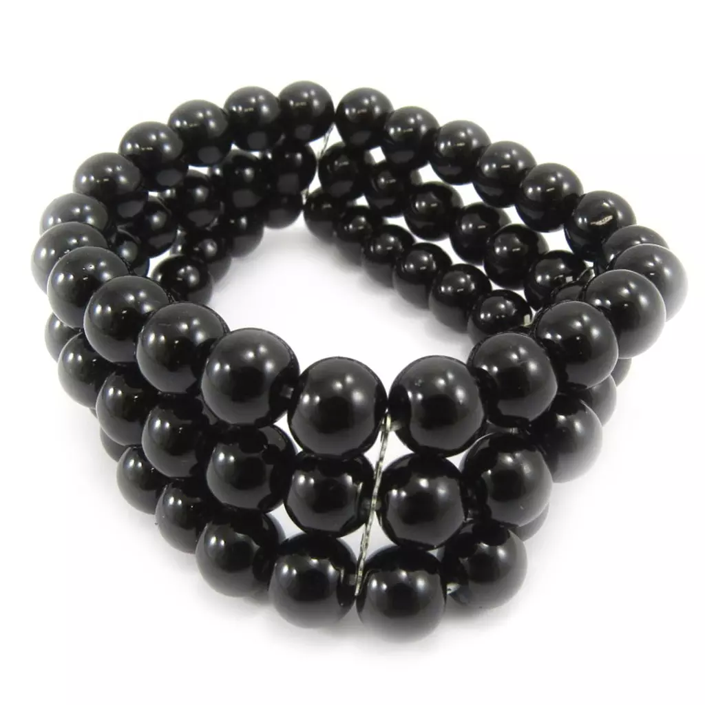 Les Trésors De Lily Bracelet 'Sissi' Noir [L1631]