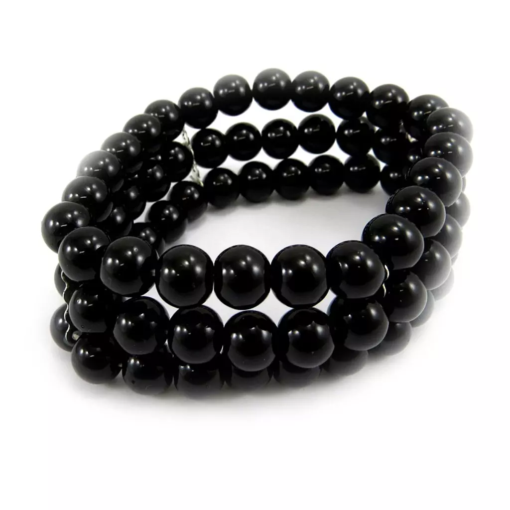 Les Trésors De Lily Bracelet 'Sissi' Noir [L1631]