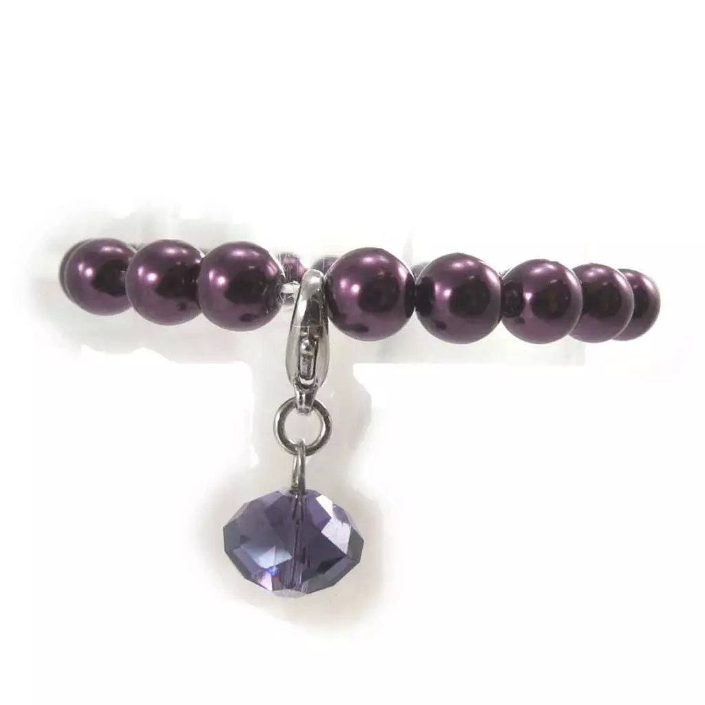 Les Trésors De Lily Bracelet 'Sissi' Violet [J7050]