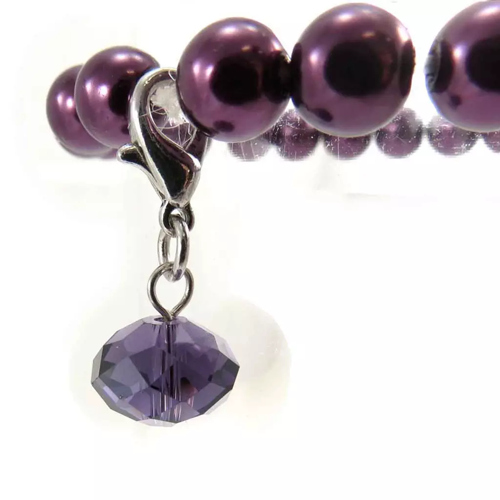 Les Trésors De Lily Bracelet 'Sissi' Violet [J7050]