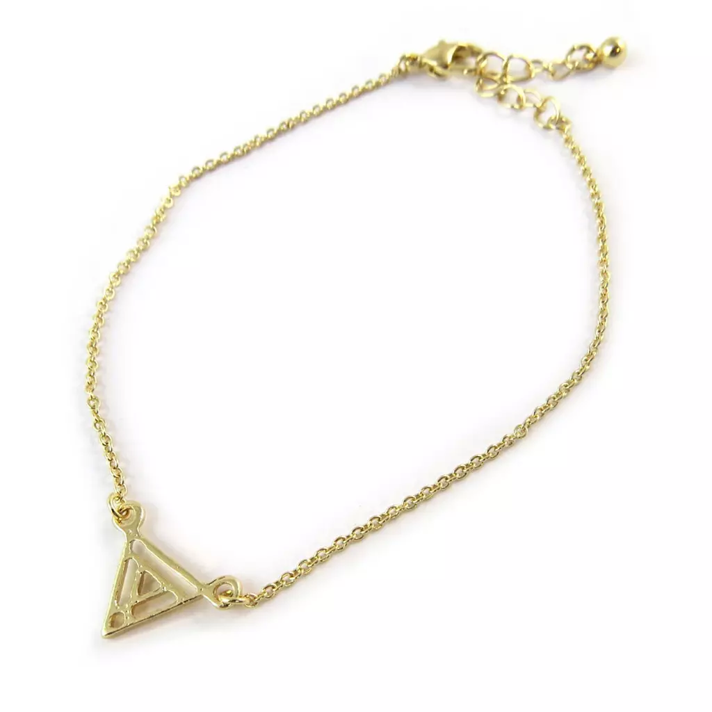 Les Trésors De Lily Bracelet 'Triangle' Doré [N8130]