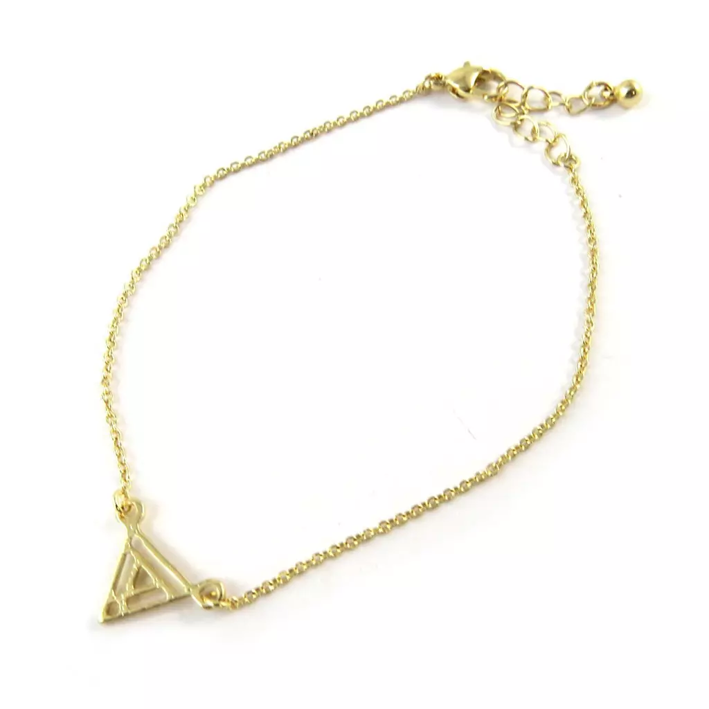 Les Trésors De Lily Bracelet 'Triangle' Doré [N8130]