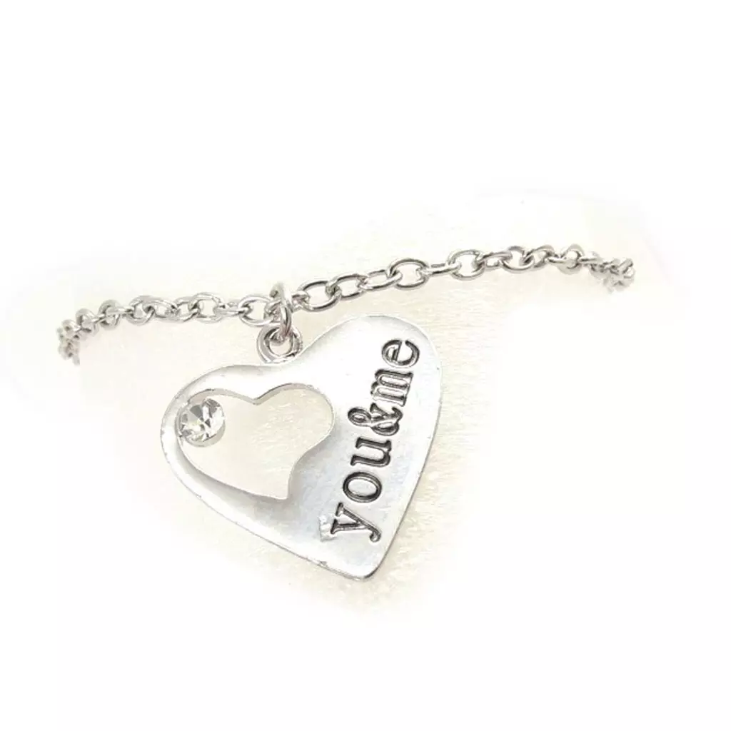 Les Trésors De Lily Bracelet 'You & Me' Argenté [J7752]