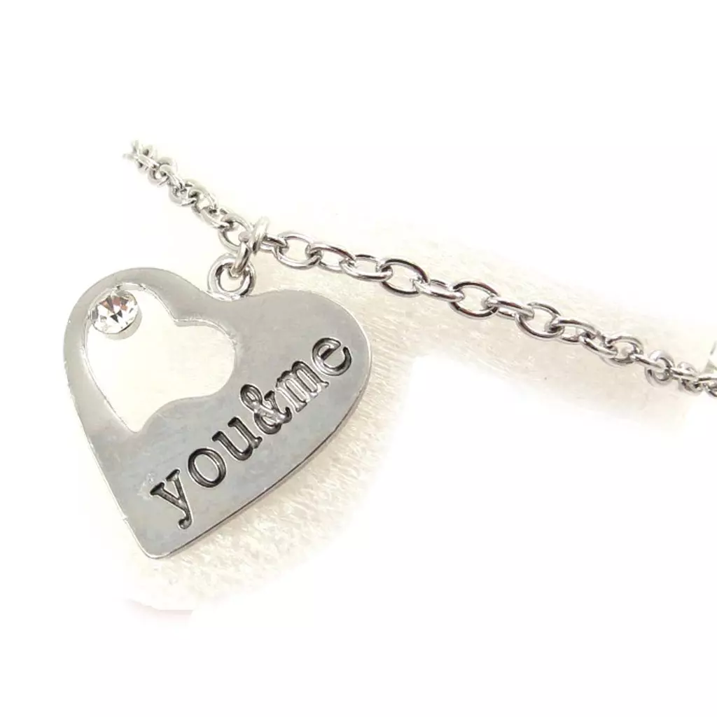 Les Trésors De Lily Bracelet 'You & Me' Argenté [J7752]