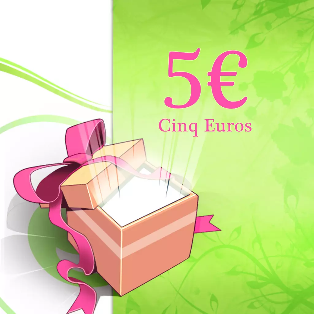 les trésors de lily Chèque Cadeaux 5 € [Z9910]