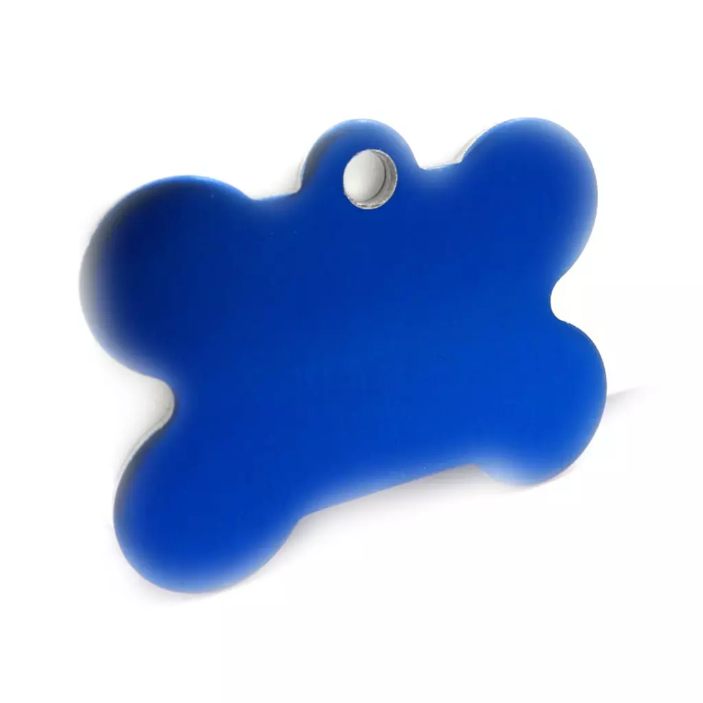 les trésors de lily Médaille Animaux 'Os' Bleu [C3718]