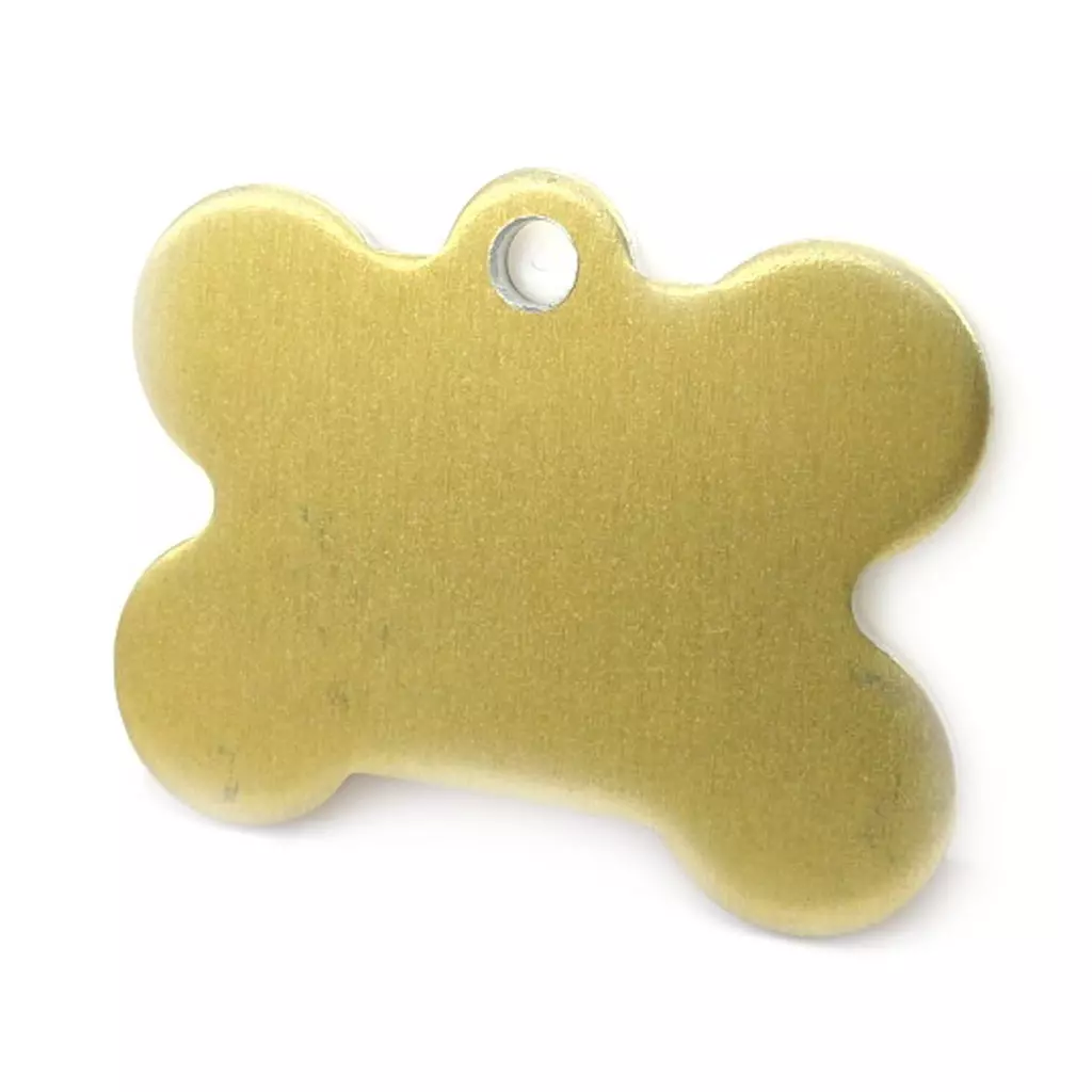 les trésors de lily Médaille Animaux 'Os' Doré [C3719]