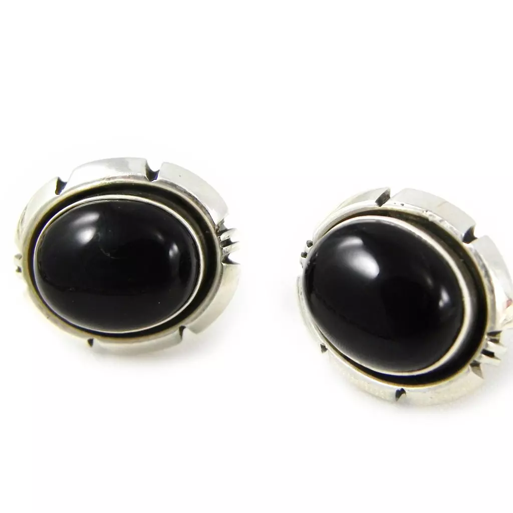 Les Trésors De Lily Parure Argent 'Sapa' Onyx [C9282]