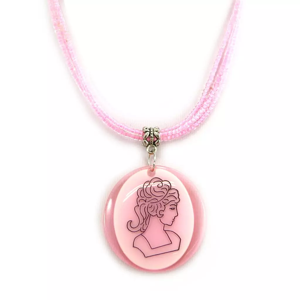 Les Trésors De Lily Parure 'Athena' Rose [L7515]