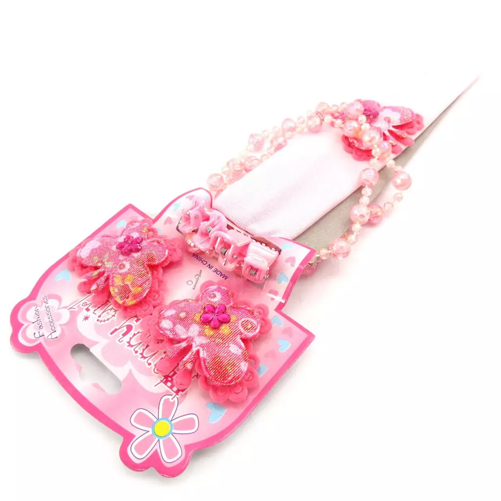 Les Trésors De Lily Parure 'Princesse' Rose [J7768]