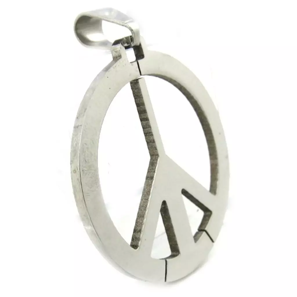 Les Trésors De Lily Pendentif Acier 'Peace' [M1831]