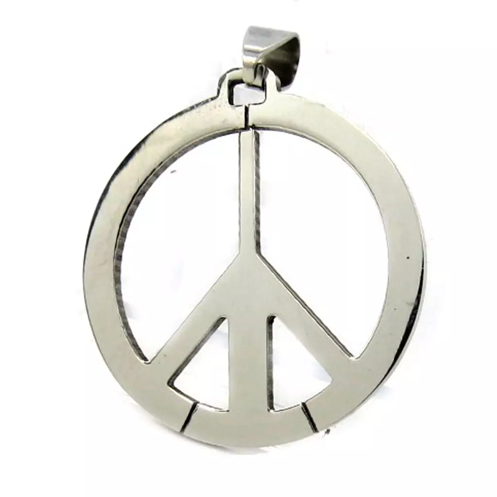 Les Trésors De Lily Pendentif Acier 'Peace' [M1831]