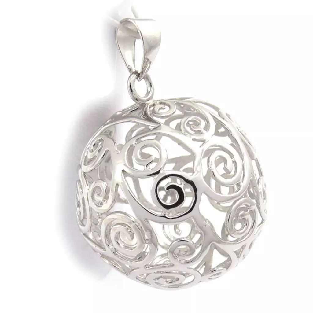 les trésors de lily Pendentif Argent 'Carmen' [K0155]