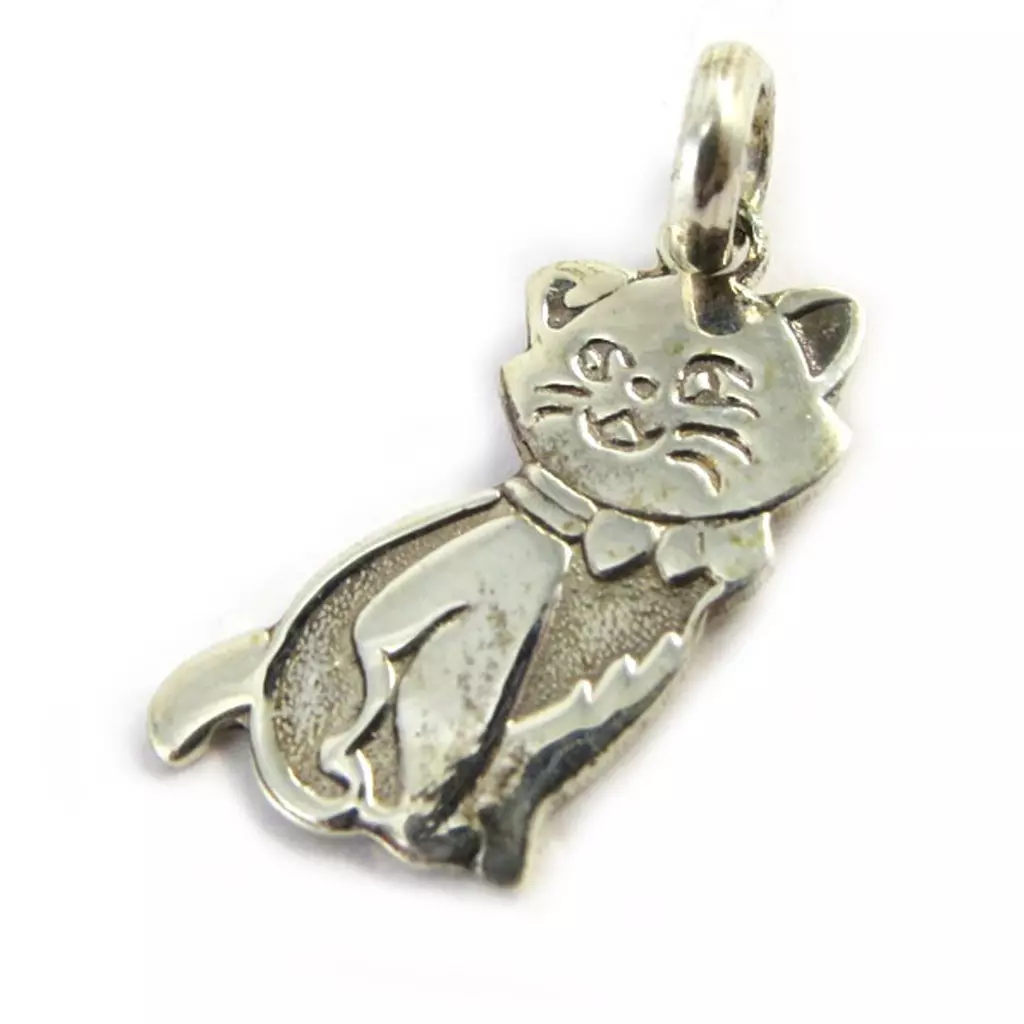 Les Trésors De Lily Pendentif Argent 'Chat' [M6935]