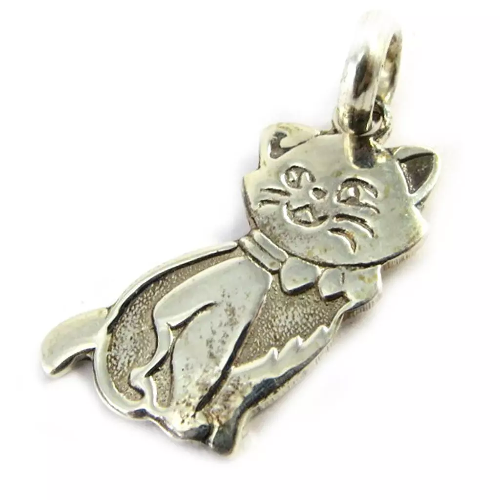 Les Trésors De Lily Pendentif Argent 'Chat' [M6935]
