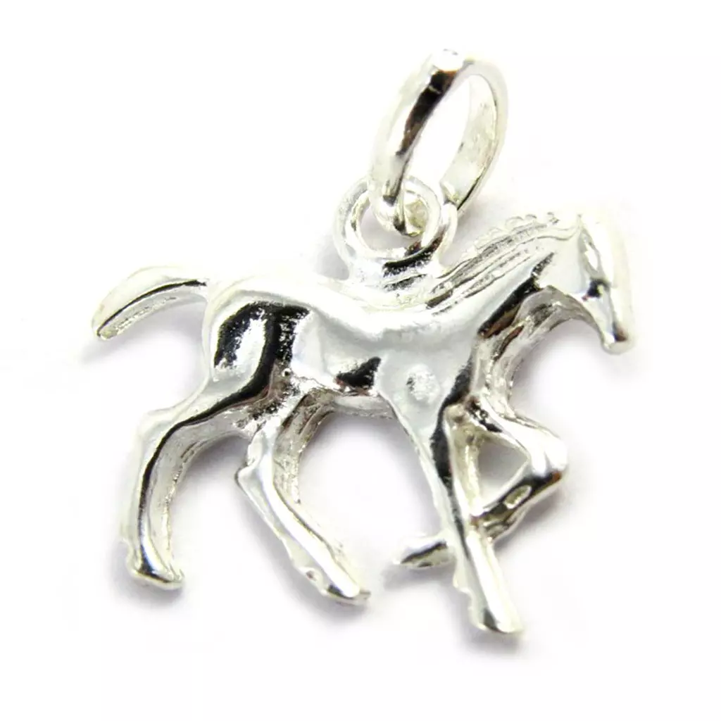 les trésors de lily Pendentif Argent 'Cheval' [M6937]