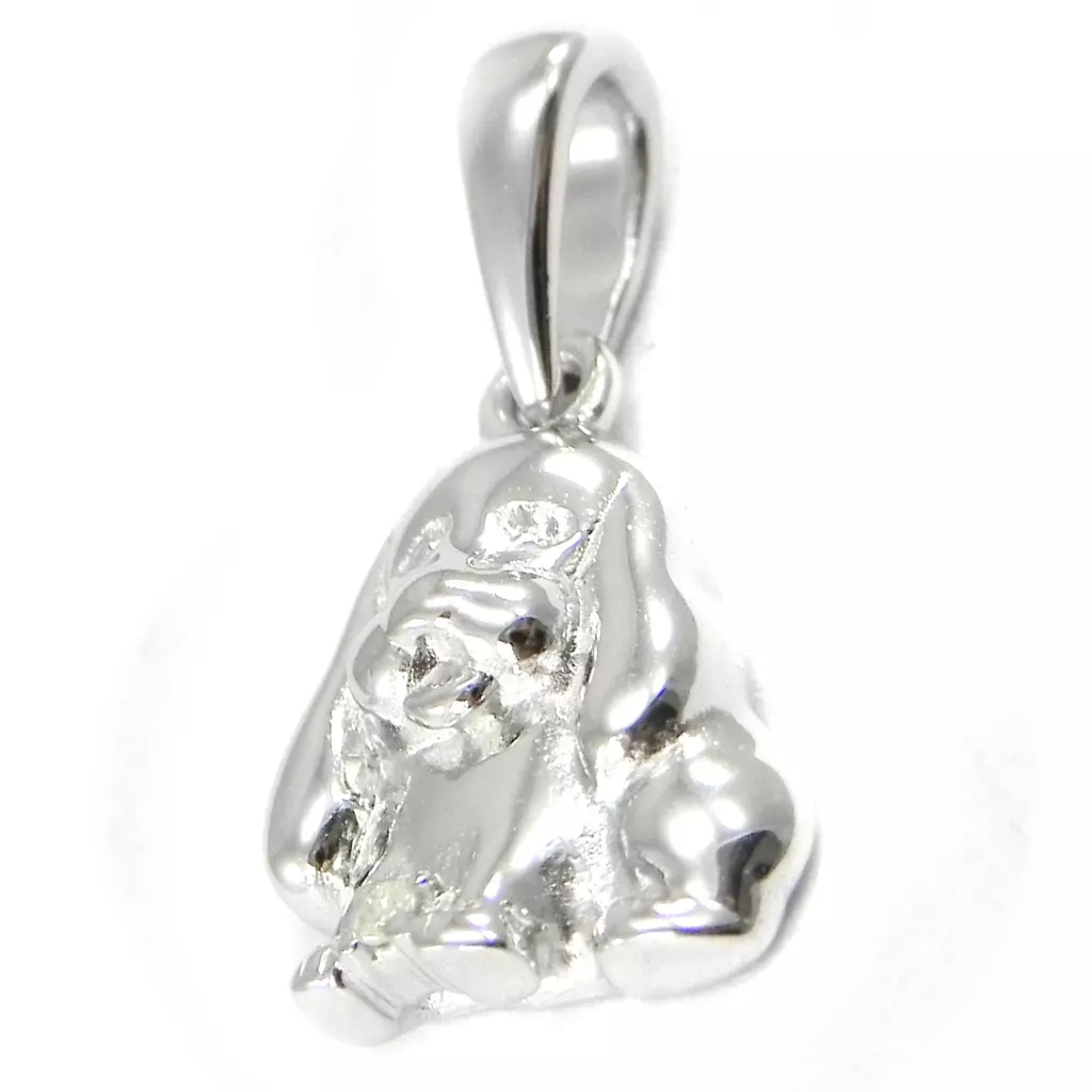 les trésors de lily Pendentif argent 'Chien' [I2916]