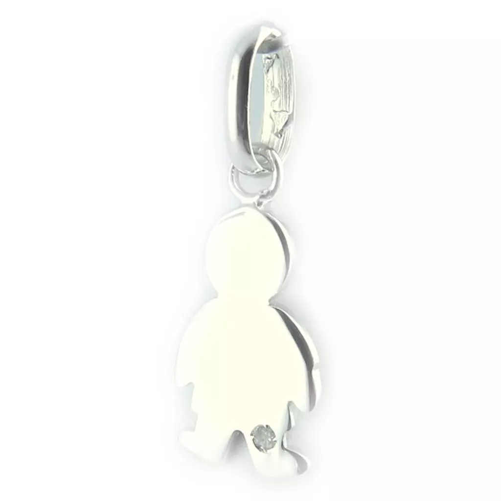 Les Trésors De Lily Pendentif Argent 'Garçon' [L1380]