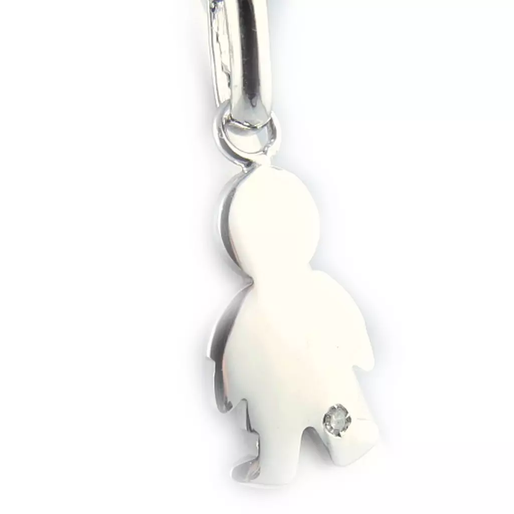 les trésors de lily Pendentif Argent 'Garçon' [L1380]