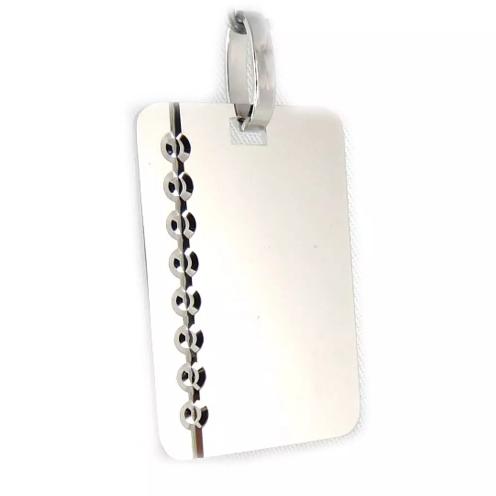 les trésors de lily Pendentif Argent 'Karl' [L0887]