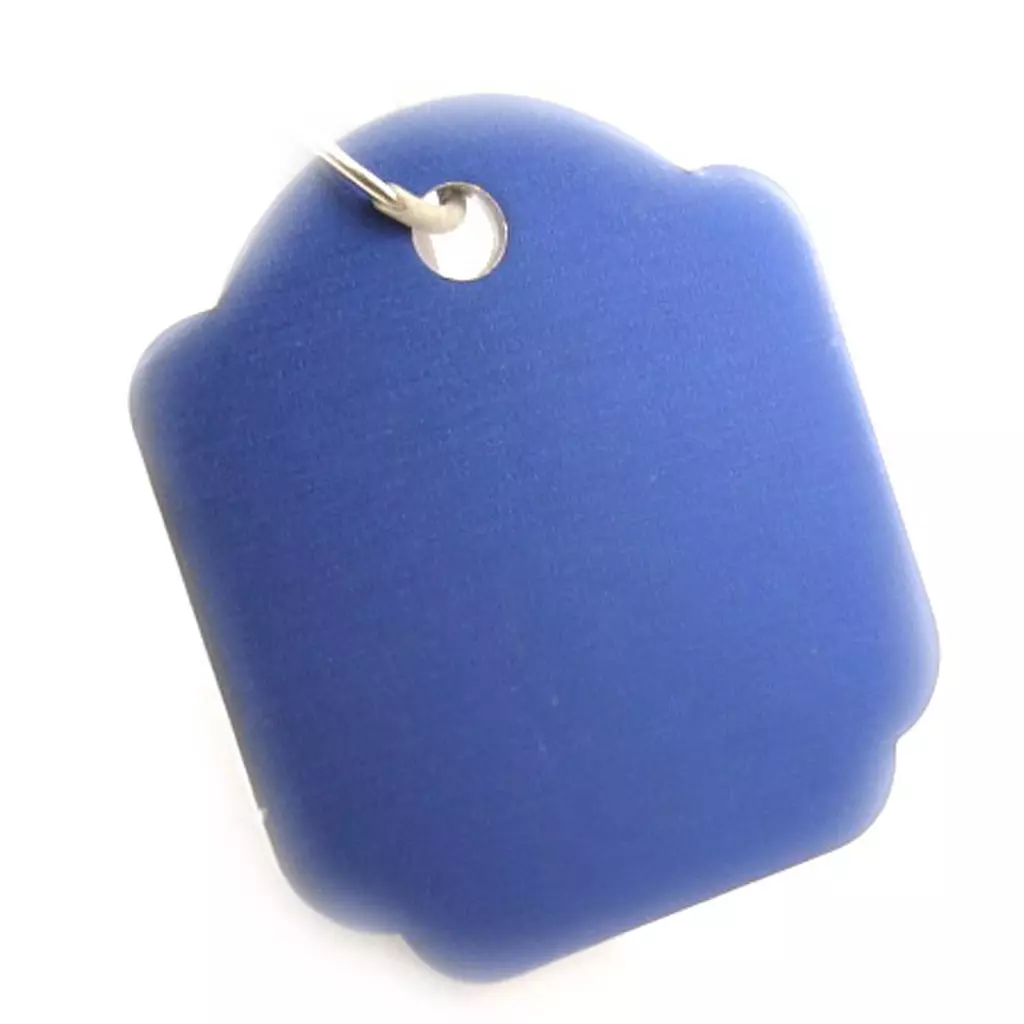 les trésors de lily Médaille Animaux 'Carré' Bleu [C2998]